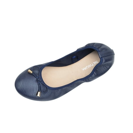 

LIANGP Women s Heel Shoes Women s Ladies Flat Causal Shoes Singles Pointed Lazy Shoes Work Shoes Ladies Shoes Navy Size 7.5