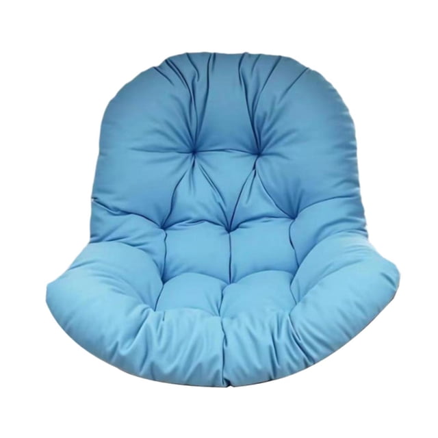 Cojín para silla de columpio, cómodo cojín de repuesto para hamaca, cojines de respaldo Azul