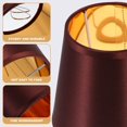 thumbnail image 4 of Medium Lamp Shade, Clip- Bulb Light Cover 4. 3x5. 5x6, Fabric Hand Crafted, for Table Lamp and Floor Light, 4 of 8