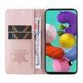 thumbnail image 2 of Wallet Case for Samsung Galaxy A53 5G, Business Style PU Leather Magnetic Adsorption Flip Folio Cover with Kickstand Card Slots Cash Holder Soft Silicone Shockproof Protective Case,Rosegold, 2 of 8