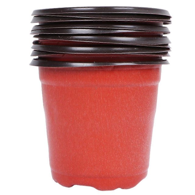 50pcs Plastic Flowerpot Succulents Flower Pot Basin Pot Creative Breathable Flower Pot (130x97x116mm)