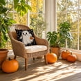 thumbnail image 4 of Halloween Pillow Covers 18x18, Halloween Decor Ghost Throw Pillow Covers Indoor Outdoor Decorative, Halloween Party Pillows for Sofa Couch Bed Living Room, 4 of 6
