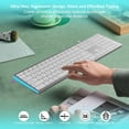 thumbnail image 2 of Wired Keyboard for Mac, Compatible Apple Keyboard, Full Size, 20 Multimedia Shortcut Keys, USB A/USB C, for Apple Mac Pro/Mini,MacBook Pro/Air,iMac, 2 of 7