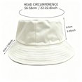 thumbnail image 3 of PureCasa Unisex Bucket Hat Holiday Cute Bucket Hat Beach Outdoor Travel Hiking Beach Caps Sun Hat for Party, 3 of 5
