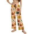 thumbnail image 3 of Womens Halloween Pajamas Pants with Drawstring Waist Ladies Spider Pumpkins Ghost Print Pajama Cute Soft Long Bottoms Womens Pj Pants Pjs Jammies Gift, 3 of 4