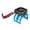 Blue, variant on M Buder 36mm Metal Motor Cooling Fan Heat Sink with 12000RPM High Speed for 1/10 1/12 RC Car 540 550 560 Brushless Brushed Motor Upgrade Parts Red