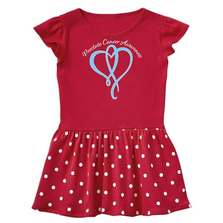 

Inktastic Prostate Cancer Awareness with Light Blue Heart Ribbon Gift Baby Girl Dress