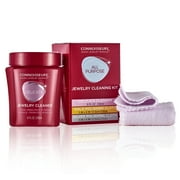 Connoisseurs All-Purpose Jewelry Cleaning Kit with Cleaner Solution and Polishing Cloths