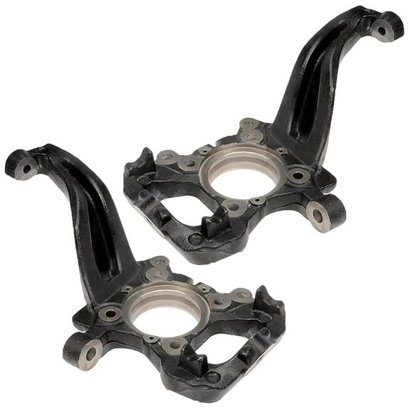 Detroit Axle - 4WD 2pc Front Steering Knuckles for Ford 2004-2008 F-150 Lincoln Mark LT, 2005 2006 2007 Steering Knuckles Assembly Replacement