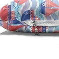 thumbnail image 4 of Maritime Pet Bed, Continuous Sailing Boats Waves Anchor Sea Theme Illustration, Chew Resistant Pad for Dogs and Cats Cushion with Removable Cover, 24" x 39", Pink Ceil Blue, by Ambesonne, 4 of 4