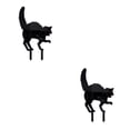 thumbnail image 1 of Bewildely Señales de patio de Halloween con silueta de gato espeluznante negro: fáciles de instalar y terriblemente realistas A 2Conjunto, 1 of 6