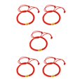 thumbnail image 1 of Pulseras de la suerte Sonducket hilo Rojo Nudo tejido Exquisita cuerda de mano Joyería Bendición Mujeres Pareja Regalos, 1 of 6