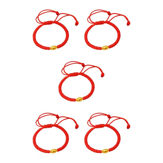 Pulseras de la suerte Sonducket hilo Rojo Nudo tejido Exquisita cuerda de mano Joyería Bendición Mujeres Pareja Regalos