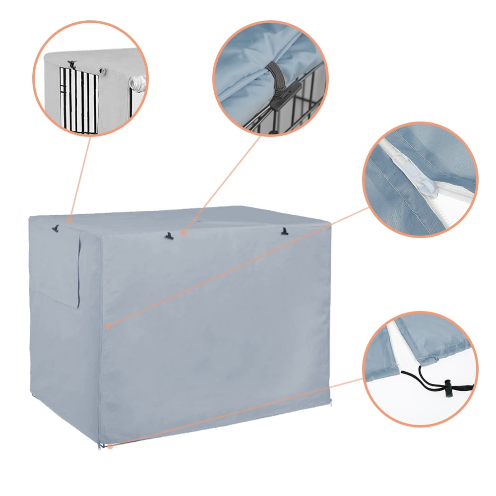 Dog Crate Cover Windproof Pet Kennel Cover Universal Privacy Pet Kennel
