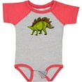 thumbnail image 3 of Inktastic Smiling Stegosaurus Boys or Girls Baby Bodysuit, 3 of 5