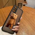 thumbnail image 3 of Funda mate para HONOR 70 50 30S 30 20 8X 9A 9X PLAY 4T X7 X8 X10 5G V40 Funda Coque Capa Shell travieso t-oso de peluche pareja, 3 of 5