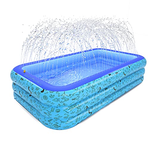 AQCSS Inflatable Swimming Pools,Kiddie Pools Swimming Pool with