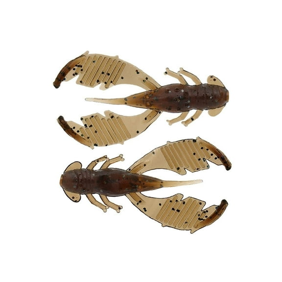 Eurotackle Micro Finesse Metacraw , soft lure, 1.8", Brown