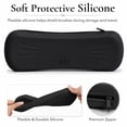 thumbnail image 4 of Mber Makeup Brush Bag, Zipper Makeup Brush Case, Silicone Makeup Brush Holder Travel Makeup Bag for Brushes, Travel Size Makeup Brush Pouch, Black, 4 of 5