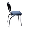 thumbnail image 2 of Richardson Seating Diner Chair with 1" Pulled Seat-Color:Black, 2 of 2