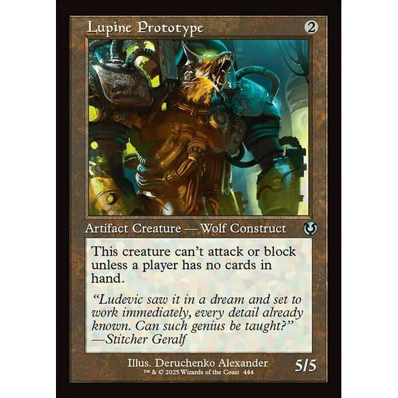 MtG Innistrad Remastered Uncommon Lupine Prototype (Classic Frame) #444