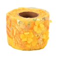 thumbnail image 1 of Tulle Roll 10 Yards Embroidered Sequins Flowers Mesh Ribbon Decorative Craft AccessoriesGolden, 1 of 14