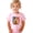 Pink Shirt, variant on Patriotic Highland Cow 4th of July Shirt for Girls Women Kids American Flag Family Matching Natural Shirt 2T