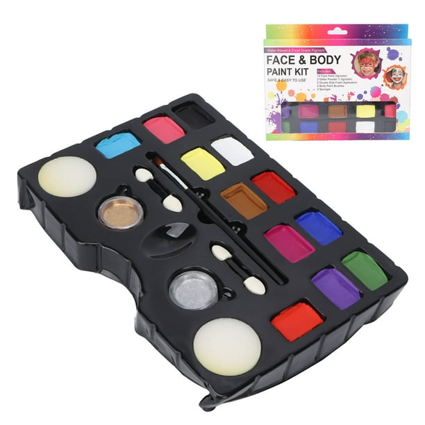 Body Paint Palette, Water Based Mild Face Body Paint Kit Makeup For
