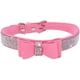 thumbnail image 1 of Collar de perro de cristal con pajarita, collares de cachorro con diamantes de imitación, brillantes para perros pequeños, 1 of 7