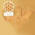 thumbnail image 4 of Peine de bambú WDOplteas para Desenredar cabello natural, 4 of 9