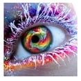 thumbnail image 1 of Rongfmy DIY 5D Diamond drawing, Full Drill 5D Painting Diamond Picture - Eye Rhinestone D, 1 of 4