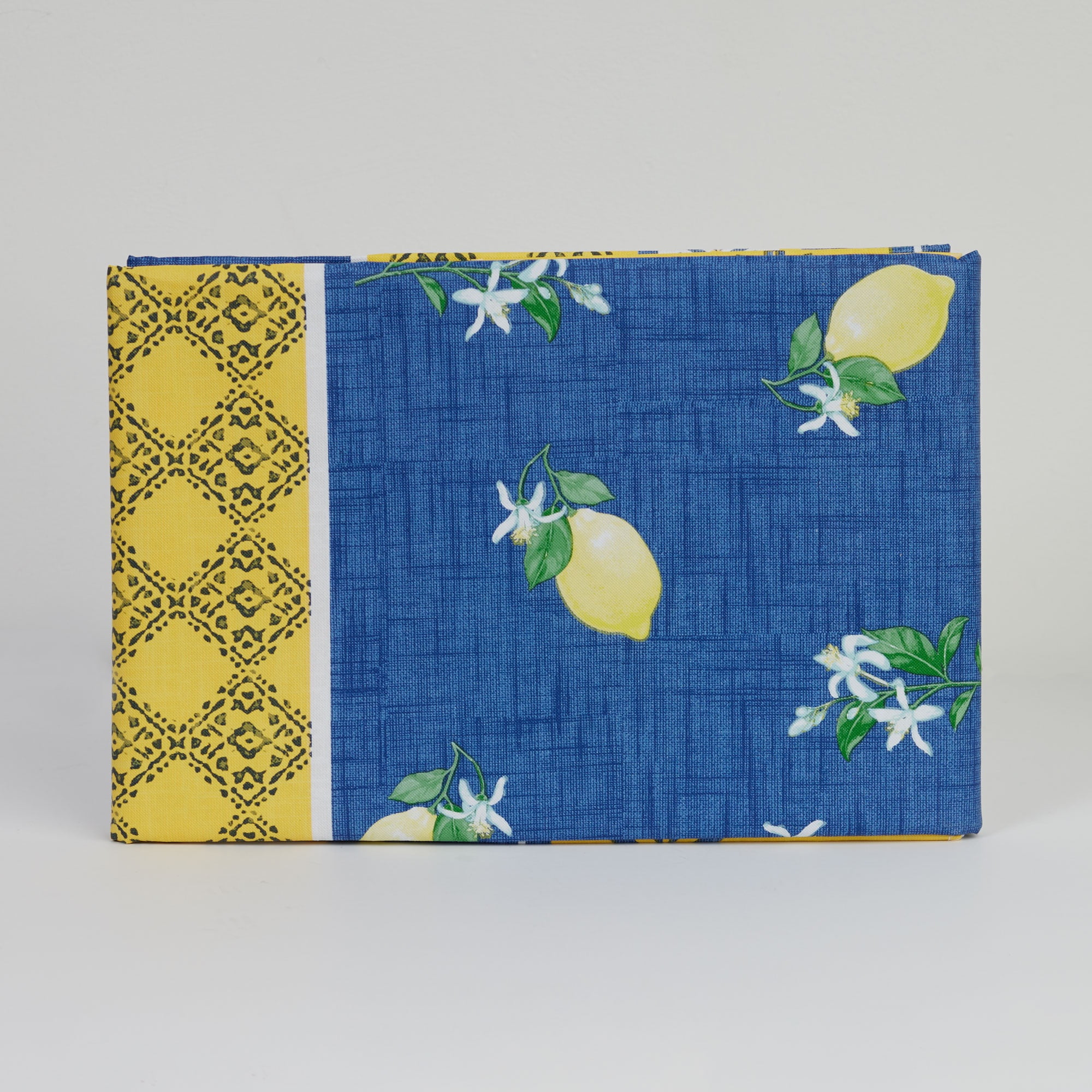 Lemon Bliss 100% Vinyl Tablecloth 60"X84" Oval