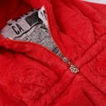 thumbnail image 7 of SYNPOS 1-8T Girls Winter Warm Coats Ear Hooded Faux Fur Fleece Jacket, 7 of 7