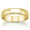 14kt Yellow Gold Wedding Band With Beading, 5 mm