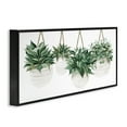 thumbnail image 3 of Stupell Industries Hanging Planters House Plant Casual Blooming Leaves Painting Black Framed Art Print Wall Art, Design by Cindy Jacobs, 3 of 5