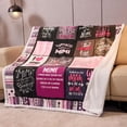 thumbnail image 3 of Nana Gifts Nana Birthday Gifts Best Nana Ever Blanket Nana Gifts from Grandkids Nana Gifts from Granddaughter Grandma Birthday Gifts for Nana Grandma Throw Blanket 51” X 60”, 3 of 5