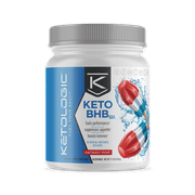 KetoLogic Keto BHB Exogenous Ketones Supplement, Patriot Pop | 60 Servings