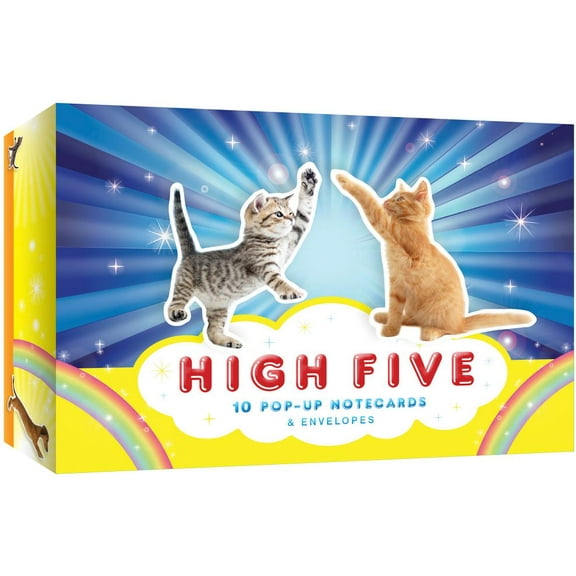High Five : 10 Pop-up Notecards & Envelopes (Postcard book or pack)