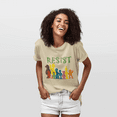 thumbnail image 3 of Save P.B.S Resist Rainbow Character Graphic Tee, Protest T Shirt, Hands-Off Tee, Retro Public Broadcasting Service Tee, 3 of 6