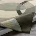 thumbnail image 5 of Hauteloom Pitman Wool Living Room, Bedroom Area Rug - Contemporary - Taupe, Teal, Charcoal - 2' x 3', 5 of 15