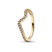 Pandora Sparkling Wave Ring
