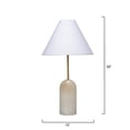 thumbnail image 3 of Jamie Young  Holt Alabaster Table Lamp with Linen Shade, 3 of 5