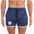 thumbnail image 3 of DDAPJ pyju Birthday Gifts! Men's Running Shorts Breathable Athletic Gym Mesh Shorts for Men Dog Paw Printed Casual Gym Workout Short Pants 2025 Navy XL, 3 of 7