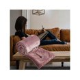 thumbnail image 1 of Mistaha Flannel Usb Electric Blanket Heated Shawl Throw 55x31 Inch 3 Gears Multipurpose Warm Pink, 1 of 5