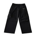 thumbnail image 4 of Women‘s Parachute Trousers in Solid Color  Loose Cargo Long Pants, 4 of 5