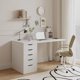 thumbnail image 2 of Adjustable Computer Office Desks Home Small Bedroom Makeup Office Desks Modern Simplicity Bureaux Meuble Work Furniture QF50OD My Lux Decor Round, 2 of 6