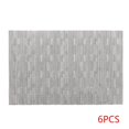 thumbnail image 1 of PVC mantel individual tejido resistente al calor antideslizante alfombrillas de mesa de cocina cojín posavasos 1 pieza / 6 piezas sidaley JJ14729-14B, 1 of 7