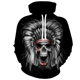 thumbnail image 3 of Nueva sudadera con capucha para hombre, estampado de calavera en 3D, jersey con estampado de tendencia urbana, manga larga, estilo hip hop, informal, holgada, para otoño, ropa para hombre, 3 of 5