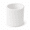 White, variant on DBOZE Modern Ribbed Pencil Holder for Desk, Decorative Desk Organizer Cup, Pen Holder, Makeup Brush Holder, Desktop Storage for Home Office, Vanity and Workspace,Gold