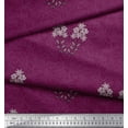 thumbnail image 2 of Soimoi Cotton Poplin Fabric Leaves & Floral Artistic Decor Fabric Printed Yard 56 Inch Wide, 2 of 3